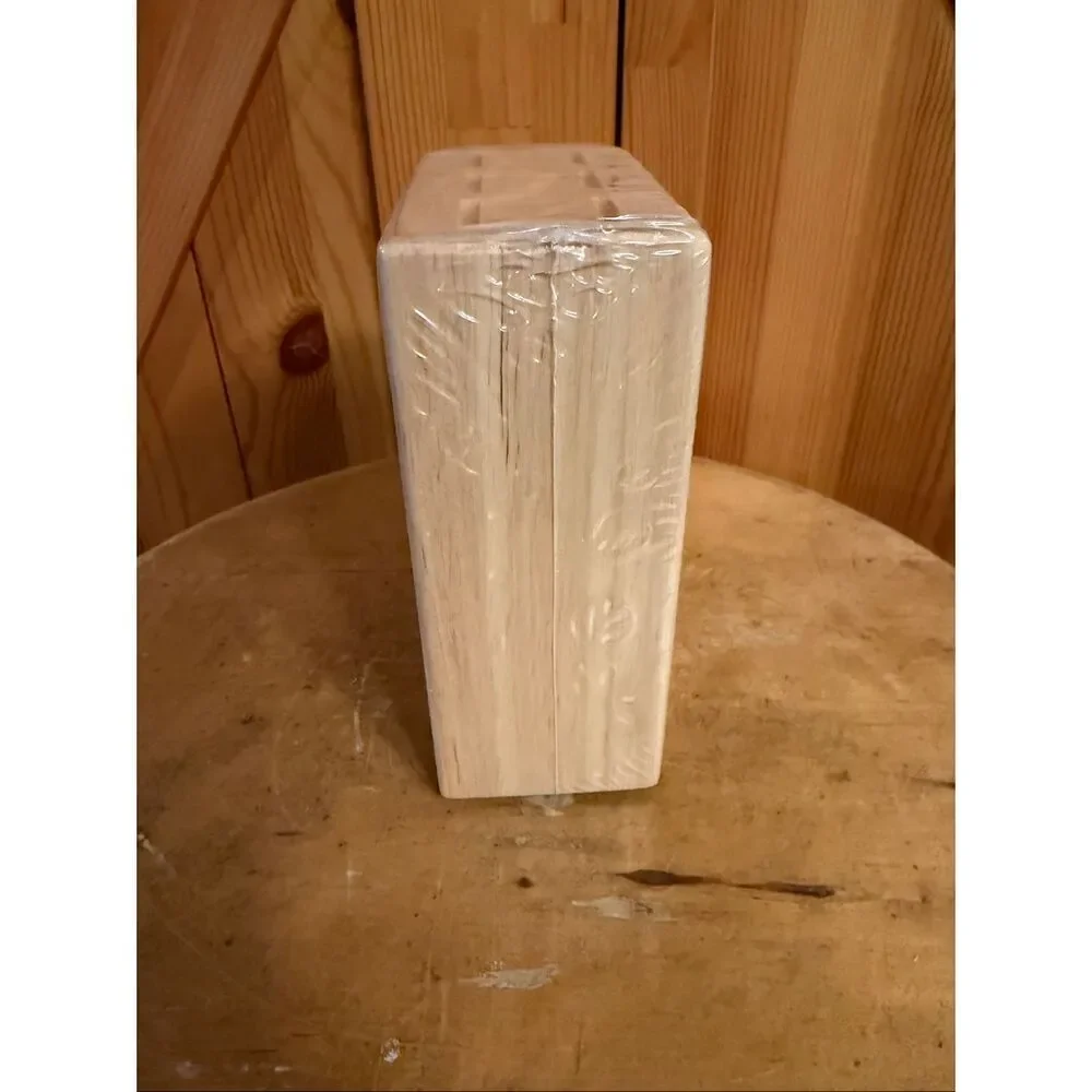 Wusthof 6 Slot Steak Knife Wood Storage Block Sealed nwt (6386)